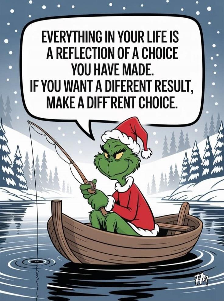 EVERYTHING IN YOUR LIFE IS A REFLECTION OF A CHOICE YOU HAVE MADE. IF YOU WANT A DIFFERENT RESULT, MAKE A DIFFERENT CHOICE.