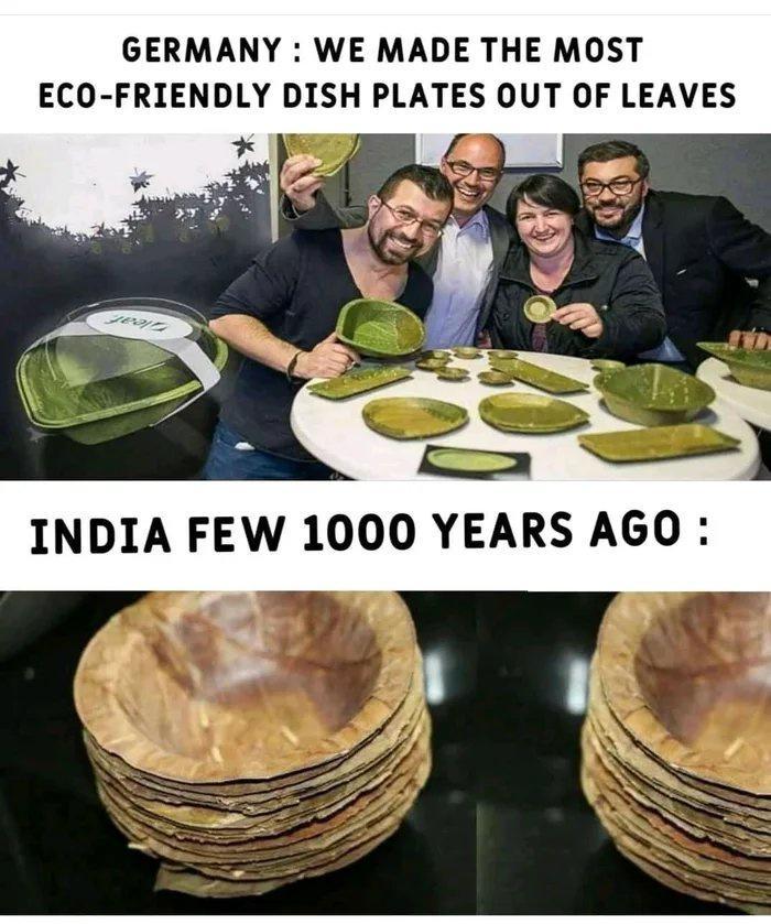 GERMANY WE MADE THE MOST ECO FRIENDLY DISH PLATES OUT OF LEAVES