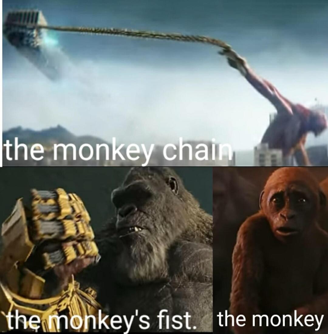 ATR Y Mkeys fist the monkey