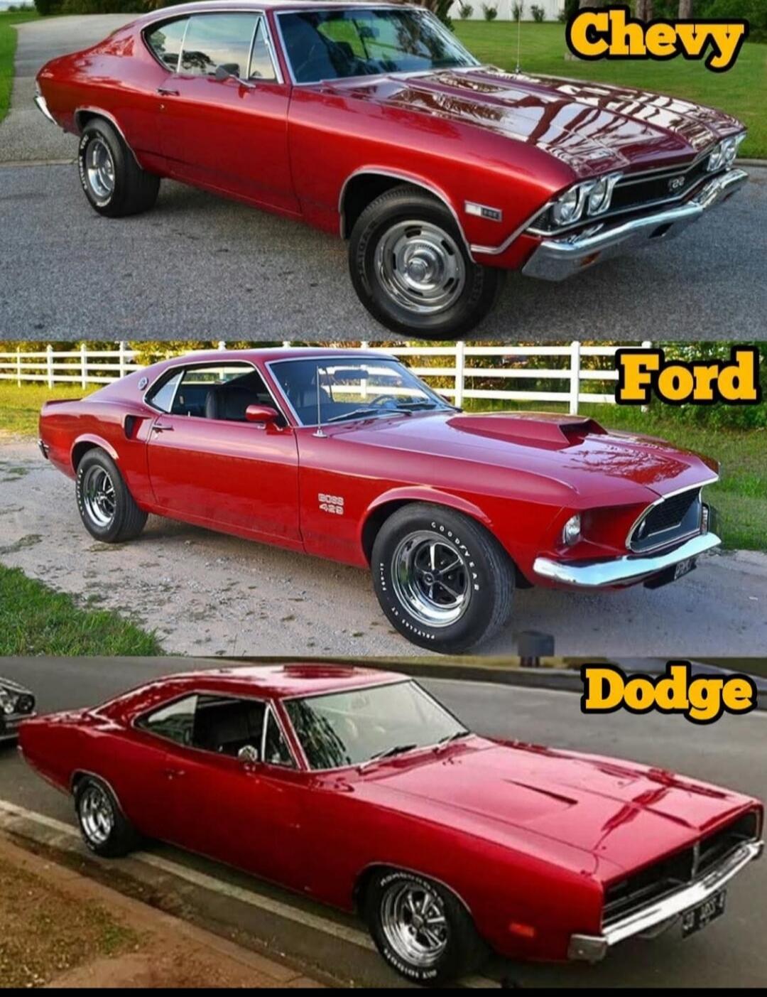 Chevy, Ford, BOSS 429, Dodge
