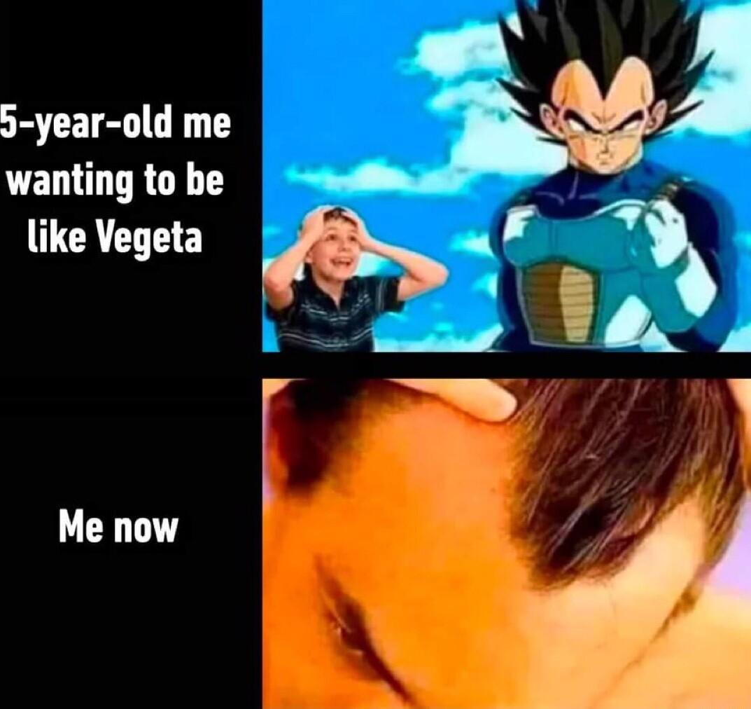 5 year old me wanting to be LRI E Me now