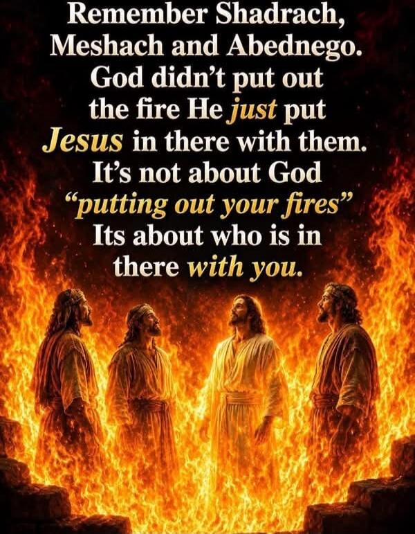 Remember Shadrach, Meshach and Abednego. God didn't put out the fire He just put Jesus in there with them. It's not about God 