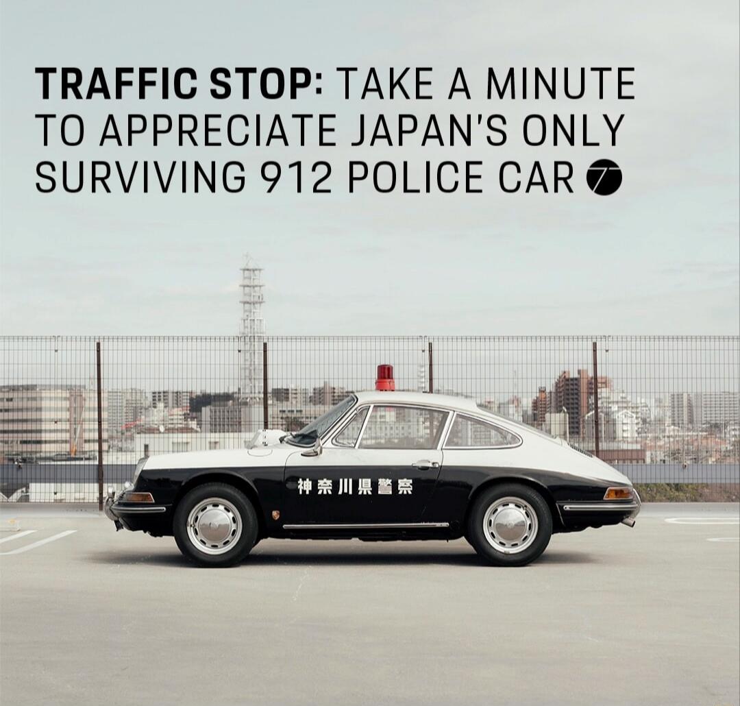 TRAFFIC STOP: TAKE A MINUTE TO APPRECIATE JAPAN'S ONLY SURVIVING 912 POLICE CAR