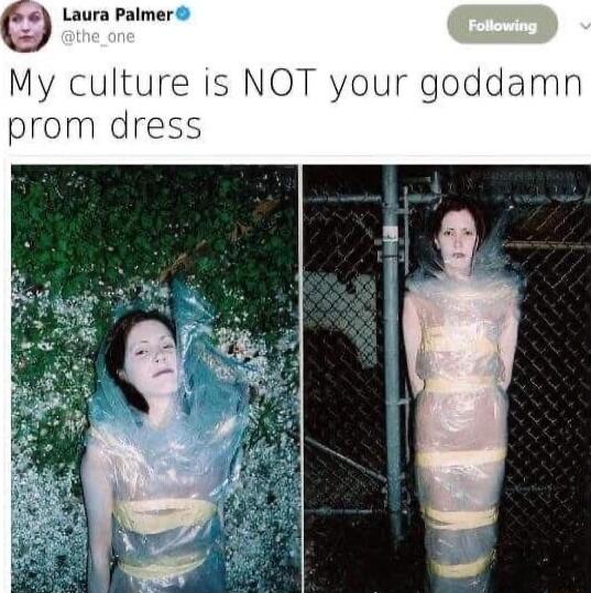 f Laura Palmer prom dress