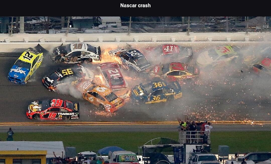 Nascar crash