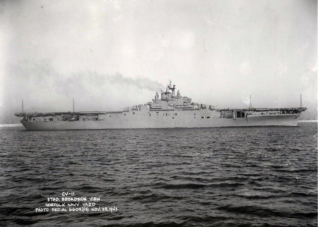 Vit STBD BROADSIDE VIEW NORFOLK NAVY YARD PHOTO SERIAL bLOS NV 28143