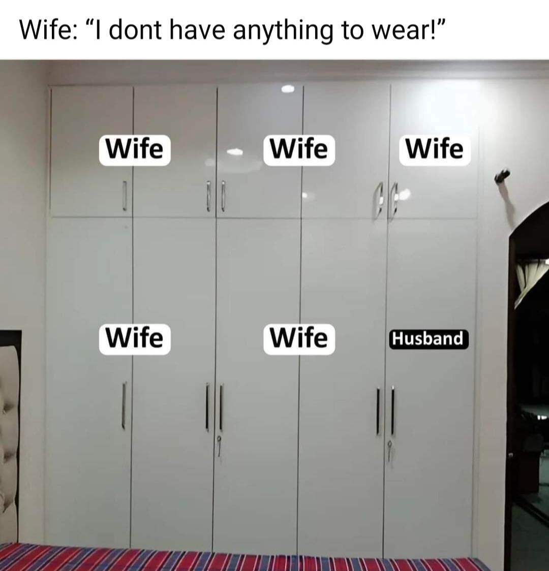 Wife I dont have anything to wear