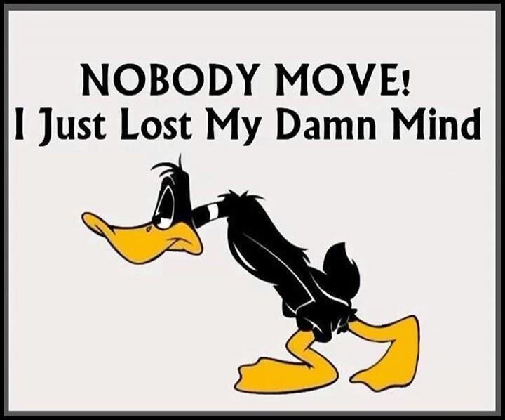 NOBODY MOVE! I Just Lost My Damn Mind