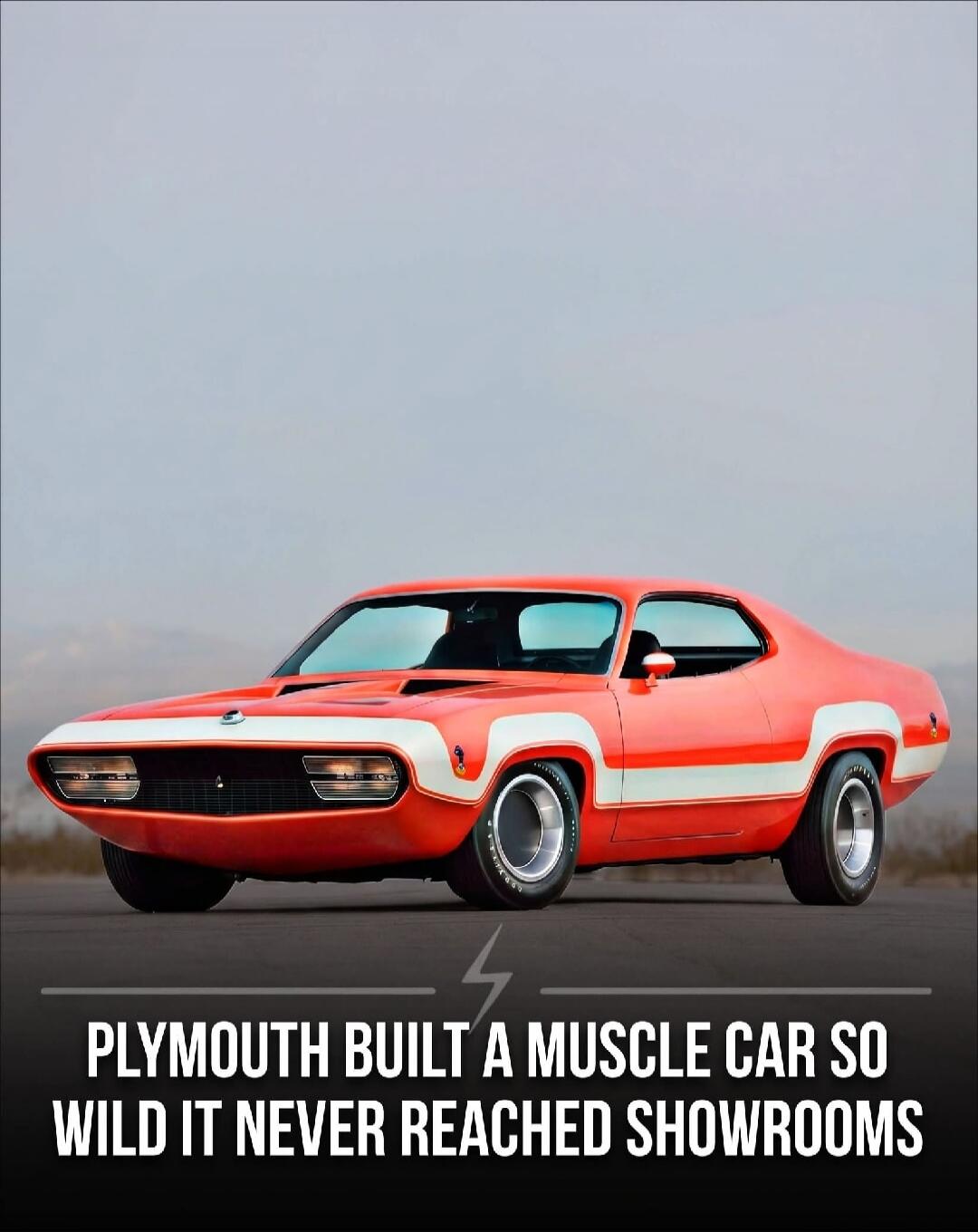 PLYMOUTH BUILT A MUSCLE CAR SO WILD IT NEVER REACHED SHOWROOMS