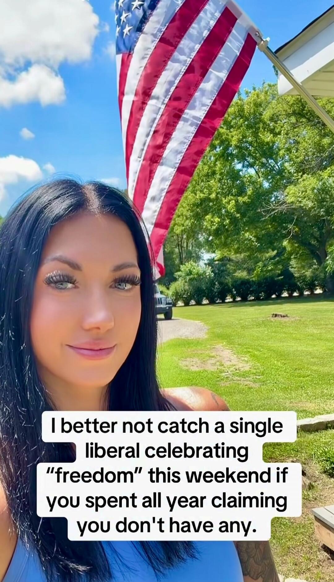 I better not catch a single liberal celebrating 