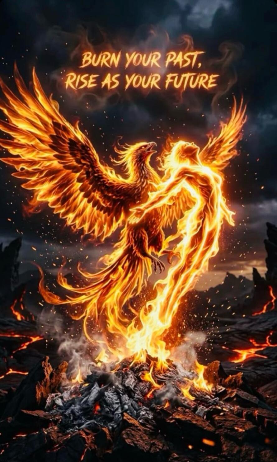BURN YOUR PAST, RISE AS YOUR FUTURE