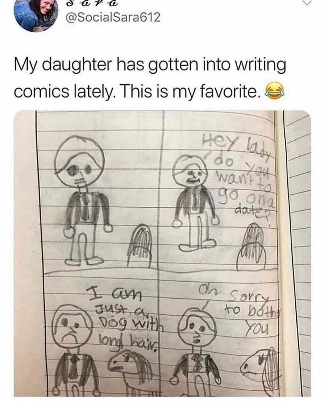 R v SocialSara612 My daughter has gotten into writing comics lately This is my favorite 7HAHVH