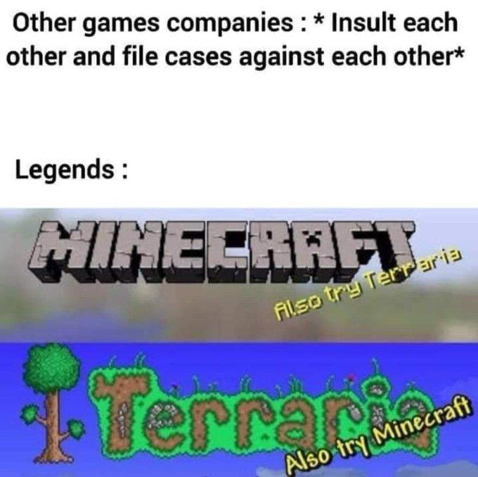 Other games companies Insult each other and file cases against each other Legends