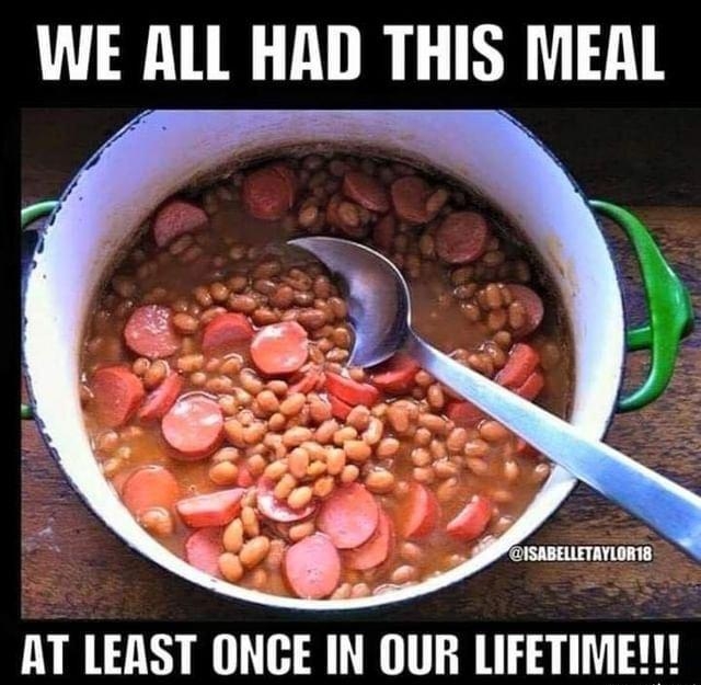 WE ALL HAD THIS MEAL