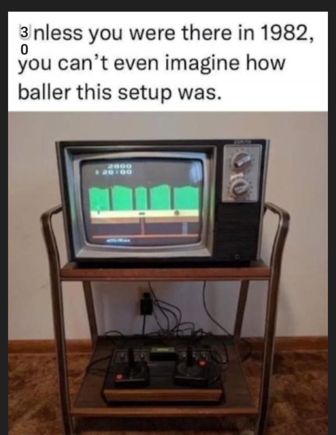 Unless you were there in 1982, you can't even imagine how baller this setup was.