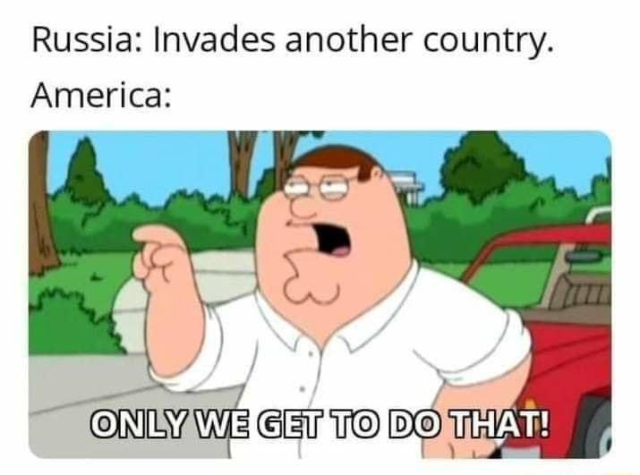 Russia Invades another country America