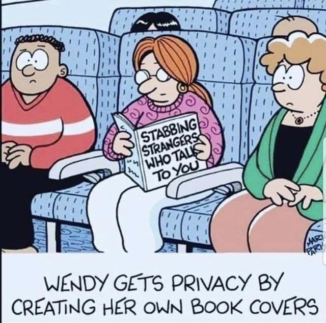 WENDY GETS PRIVACY BY CREATING HER OWN BOOK COVERS