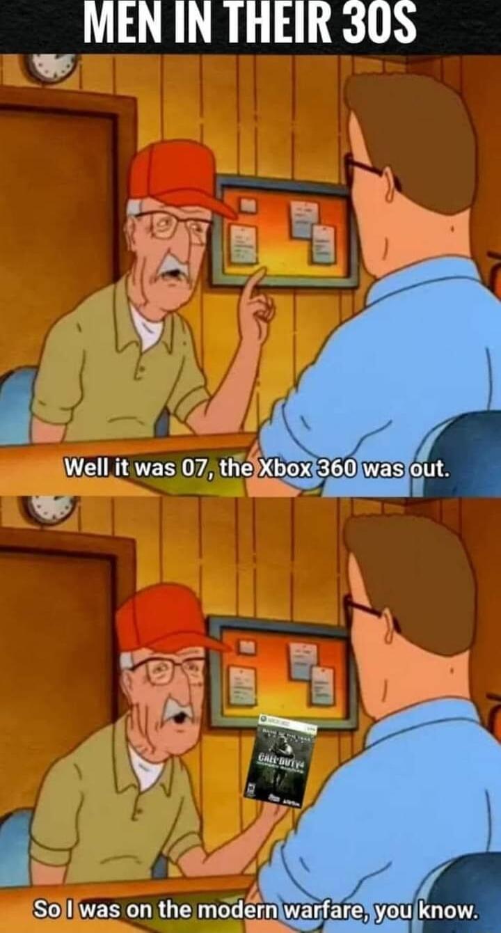 MEN IN THEIR 305 Wellt was 07 theXboxi3solwaslout SO IERCLR GG R IR