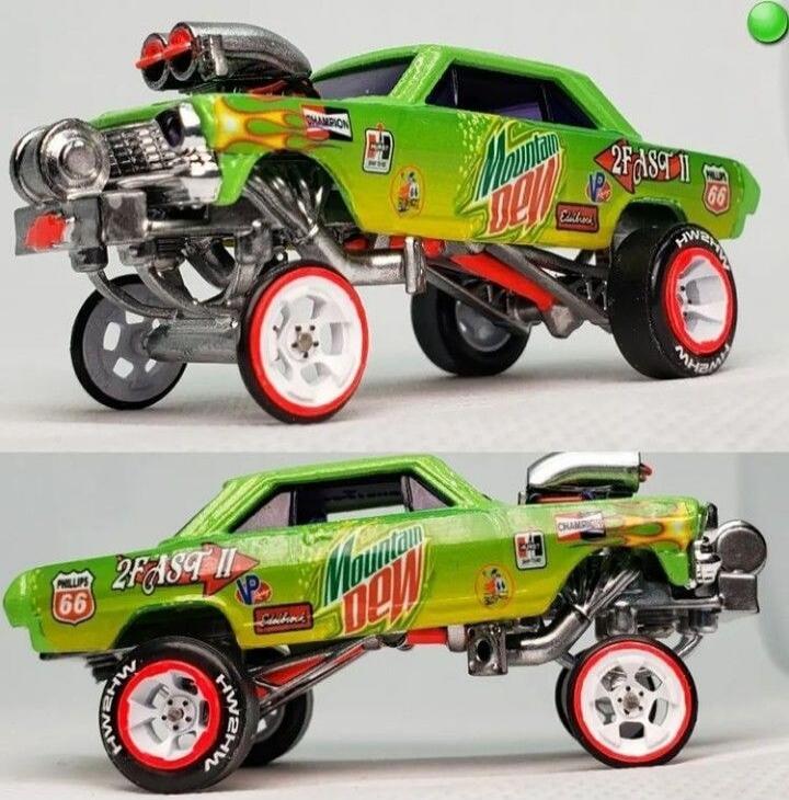 Mountain Dew 2FAST II CHAMPION Phillips 66 VP Edelbrock HW2M