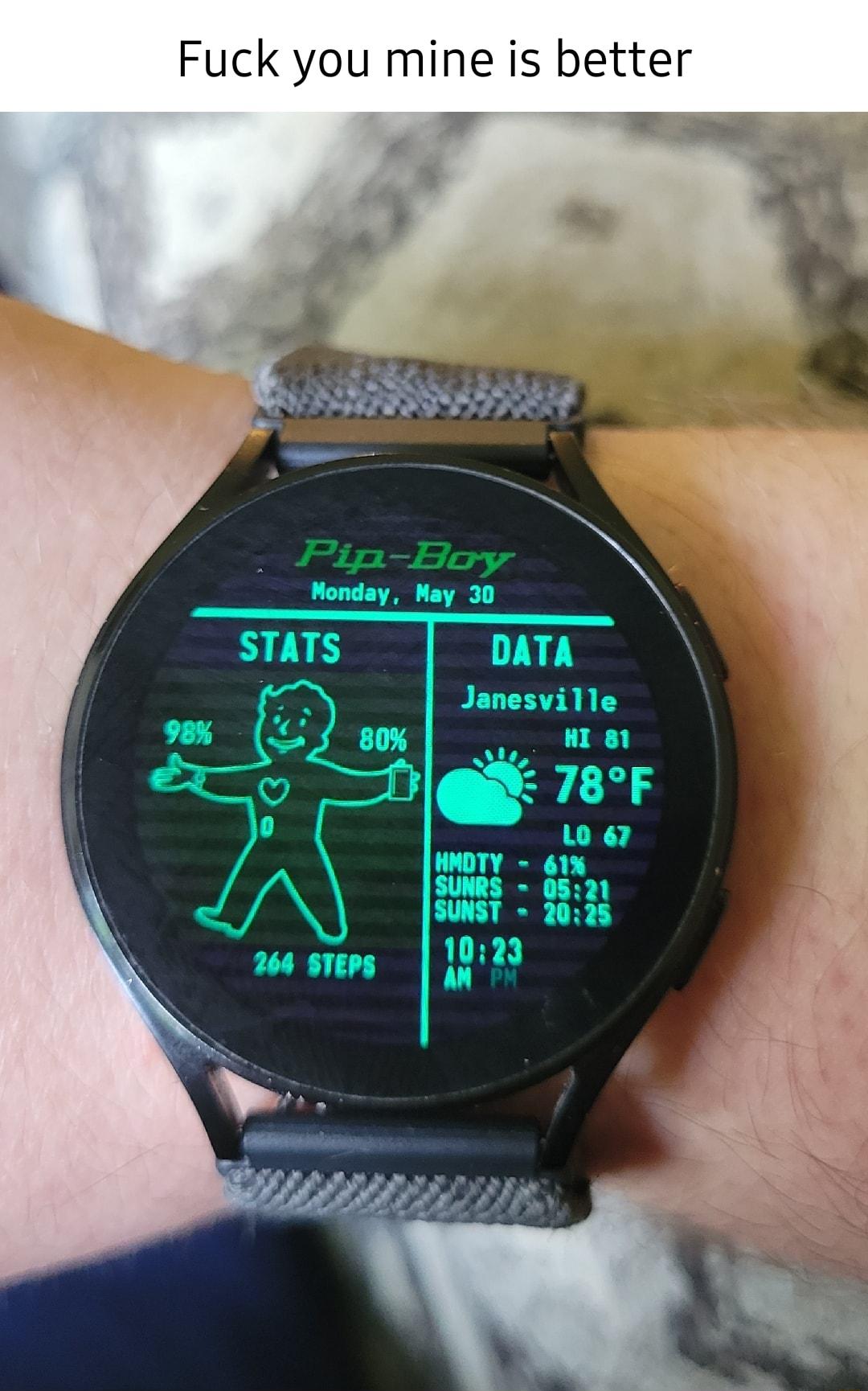 Fuck you mine is better