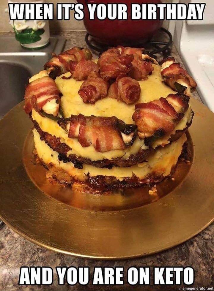 WHEN IT'S YOUR BIRTHDAY AND YOU ARE ON KETO
