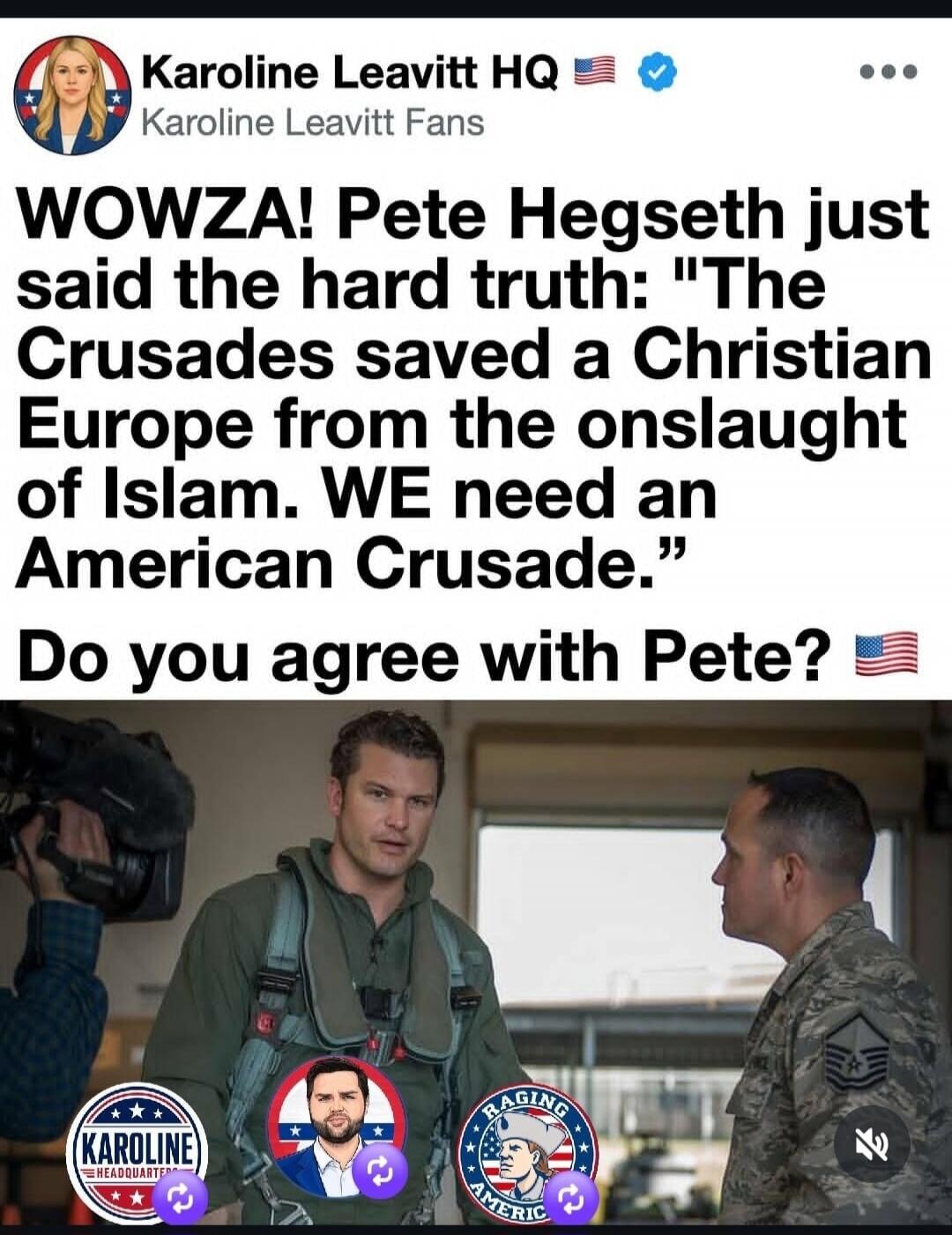 Karoline Leavitt HQ Karoline Leavitt Fans WOWZA! Pete Hegseth just said the hard truth: 