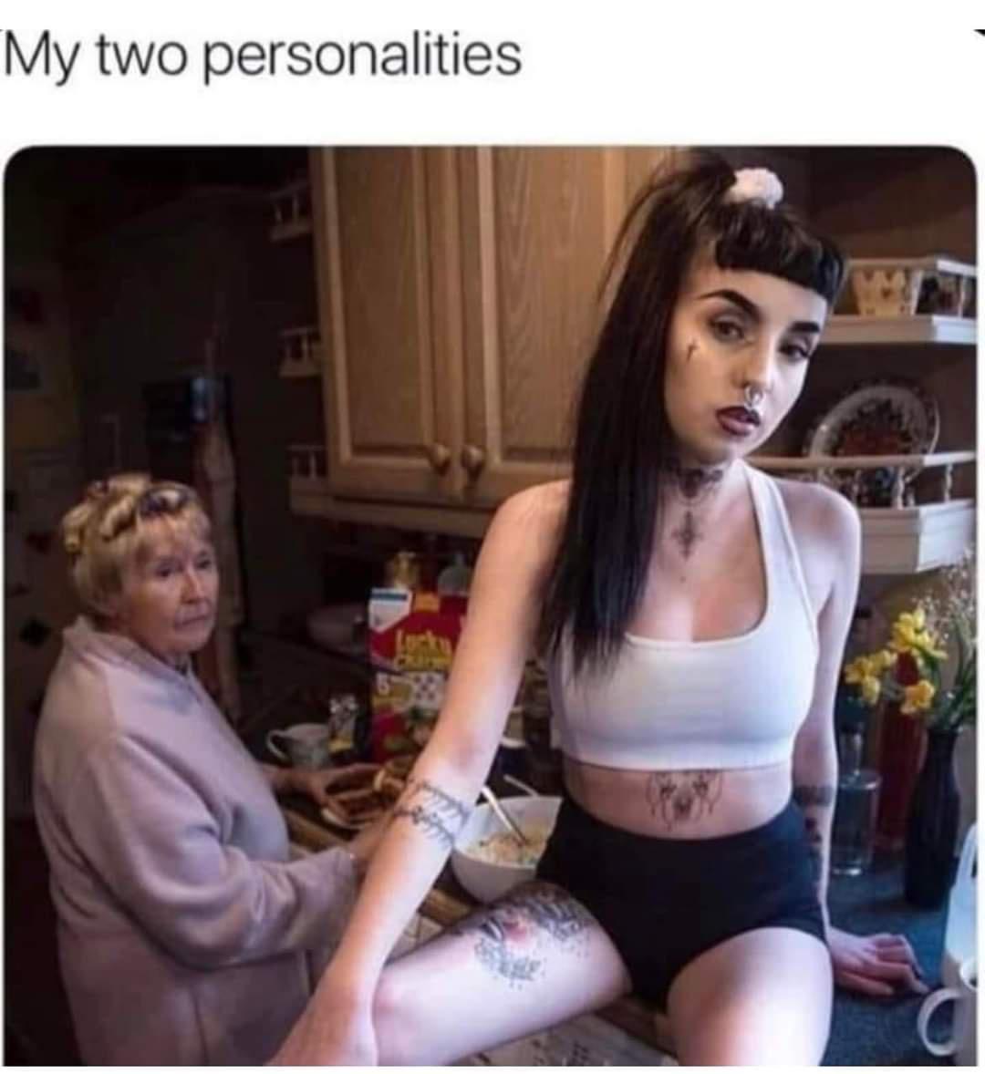 My two personalities