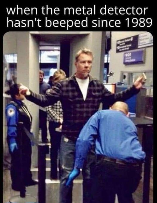 when the metal detector hasnt beeped since 1989