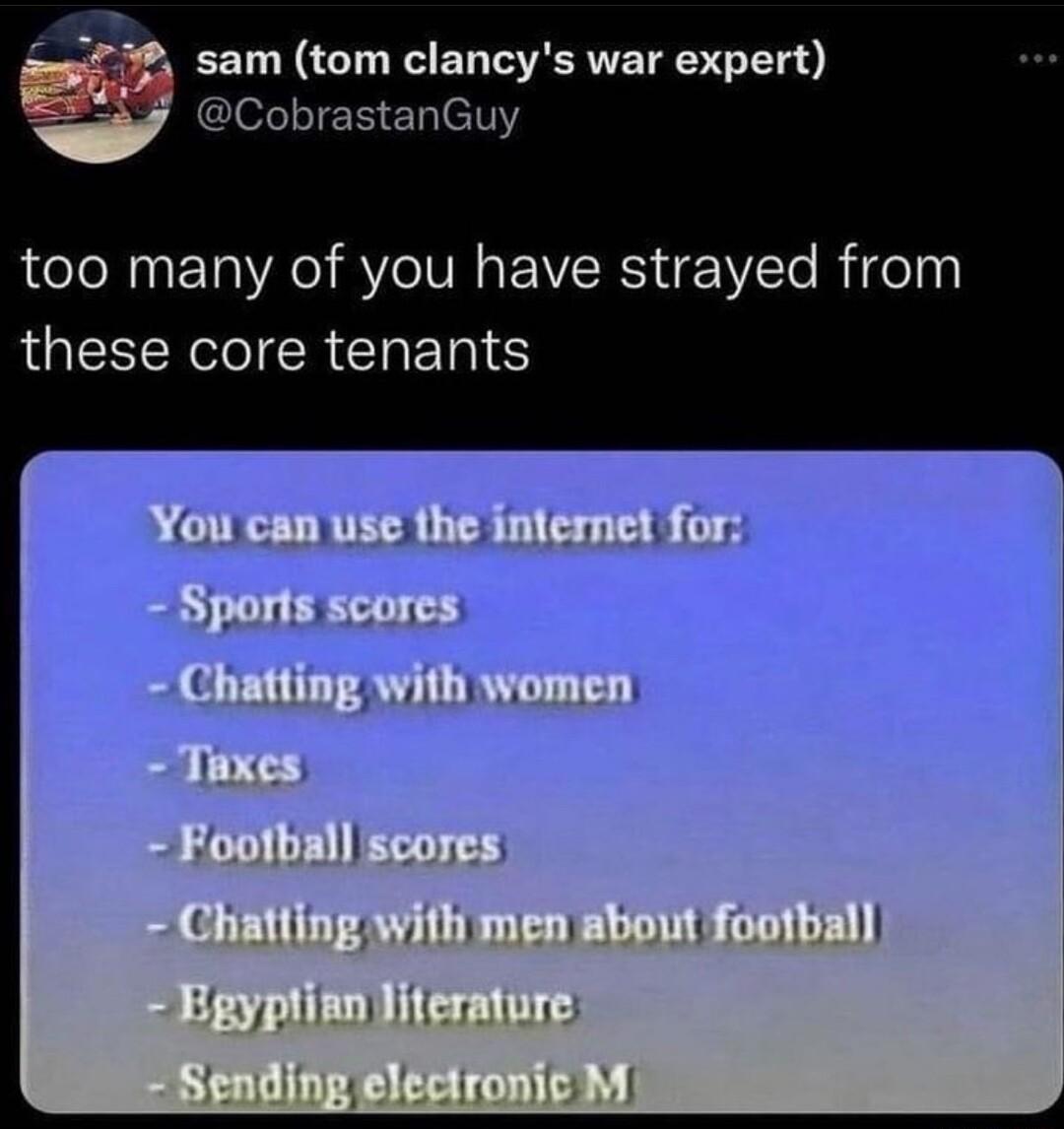 sam tom clancys war expert CleLlIEREN el too many of you have strayed from JUESN IR IR