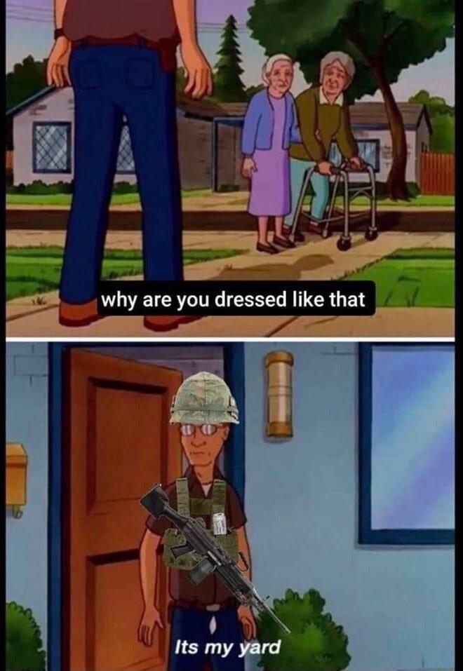 l why are you dresseq like hfnt