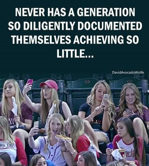 NEVER HAS A GENERATION SO DILIGENTLY DOCUMENTED THEMSELVES ACHIEVING SO LITTLE...