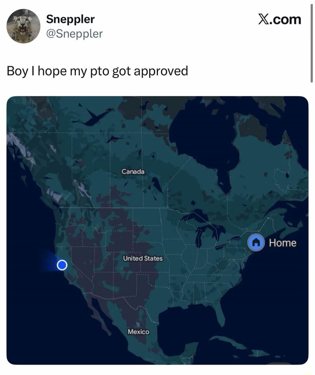 Boy I hope my pto got approved