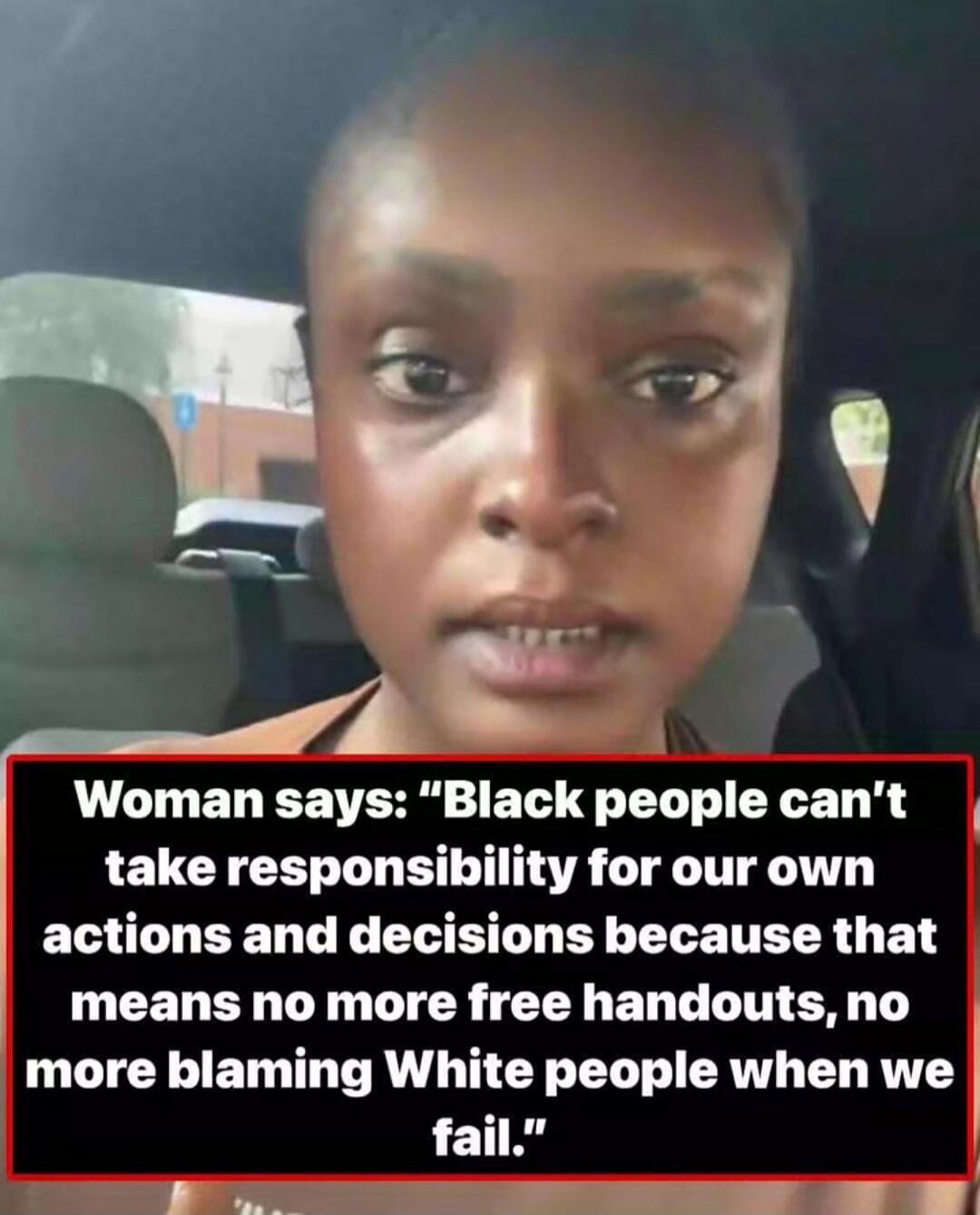 Woman says: 