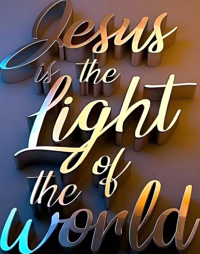 Jesus is the light of the world