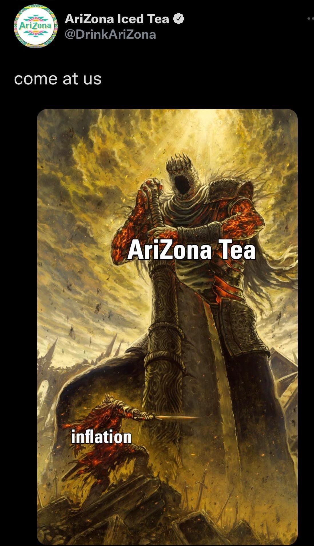 AriZona Ilced Tea DrinkAriZona come at us