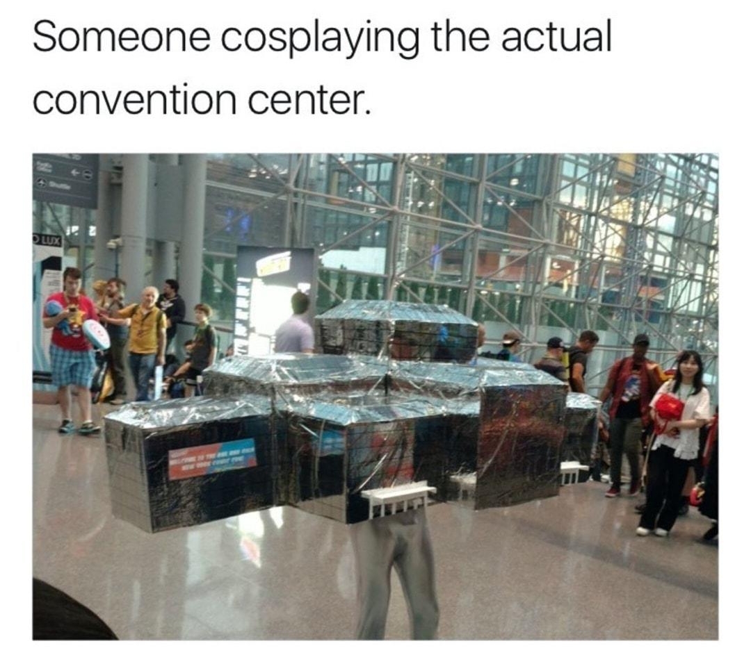 Tweet W Scott Snyder Ssnyder1835 Someone cosplaying the actual convention center 10717 626 PM from Manhattan NY 5931 Retweets 144K Likes