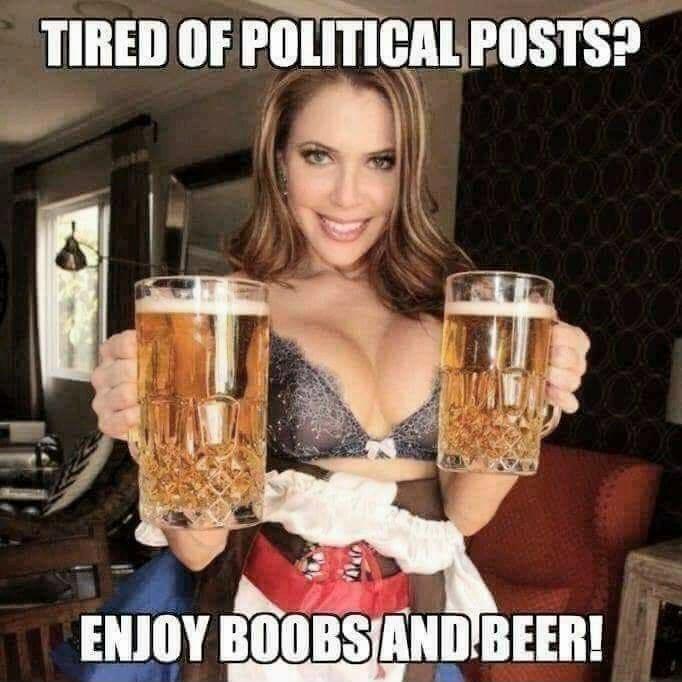 TIRED OF POLITICAL POSTS