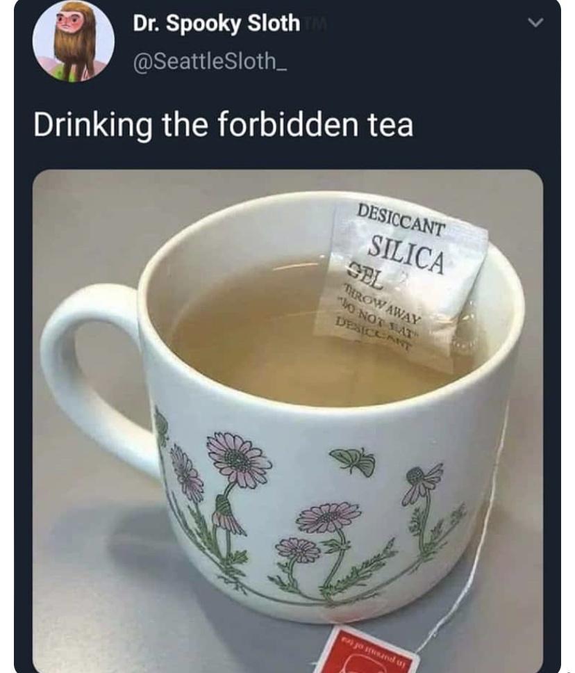 Dr Spooky Sloth leSloth_ 1 Drinking the forbidden tea