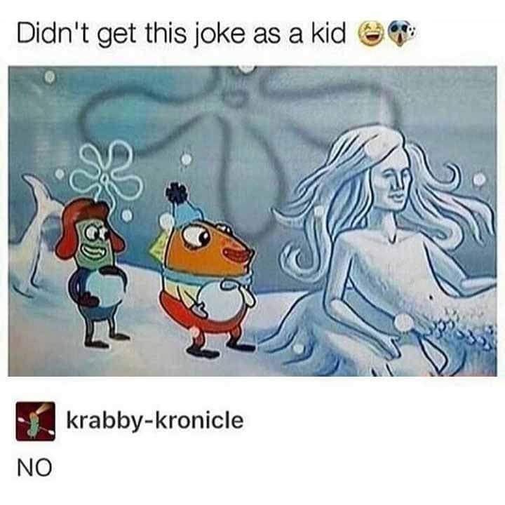 Didnt get this joke as a kid krabby kronicle NO