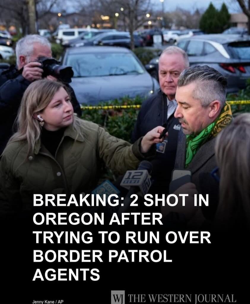 BREAKING: 2 SHOT IN OREGON AFTER TRYING TO RUN OVER BORDER PATROL AGENTS
Jenny Kane / AP
The Western Journal