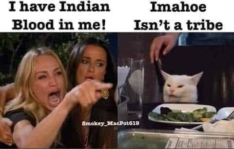 I have Indian Imahoe Blood in me Isnt a tribe p g m 7 o mm ot