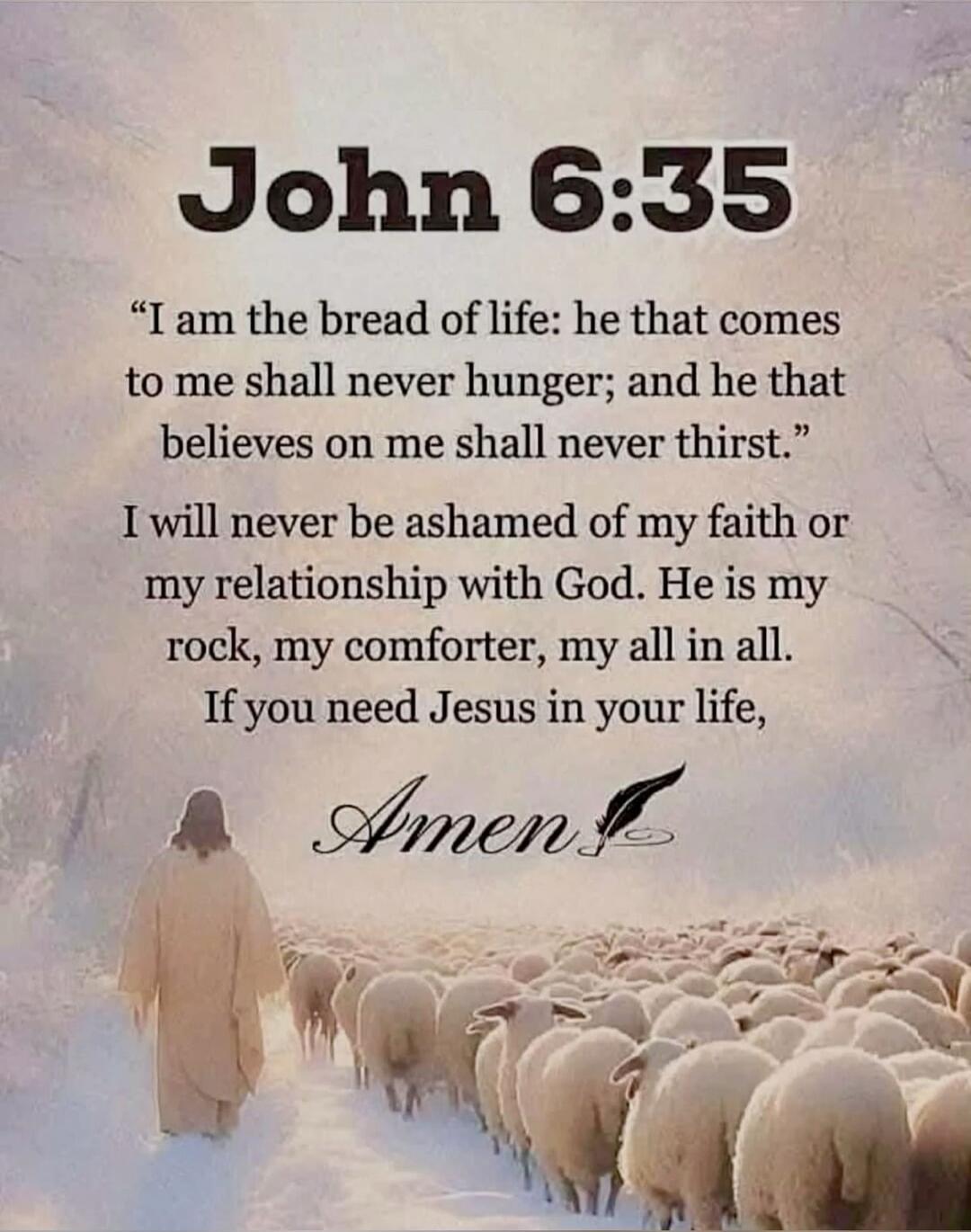 John 6:35. 