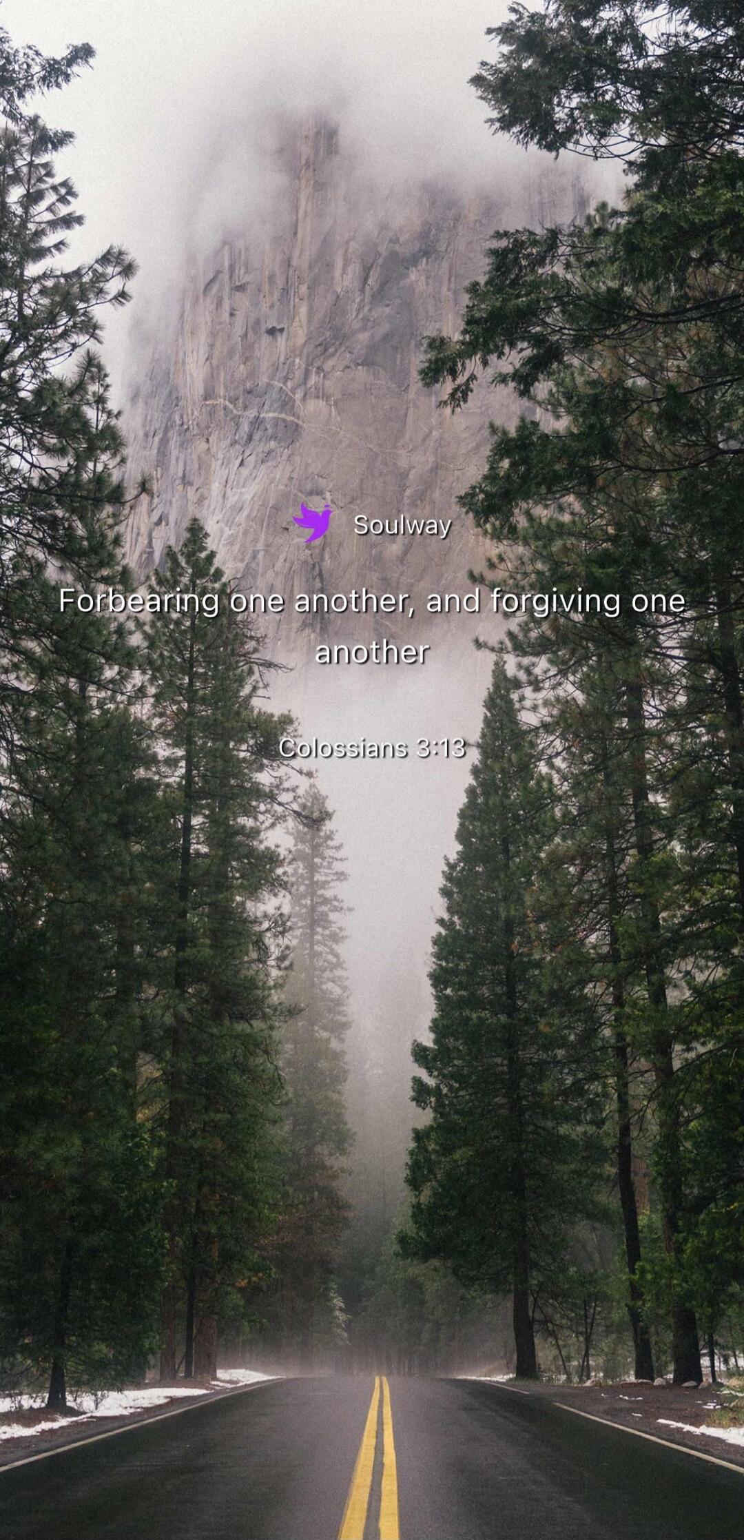 Soulway Forbearing one another, and forgiving one another Colossians 3:13