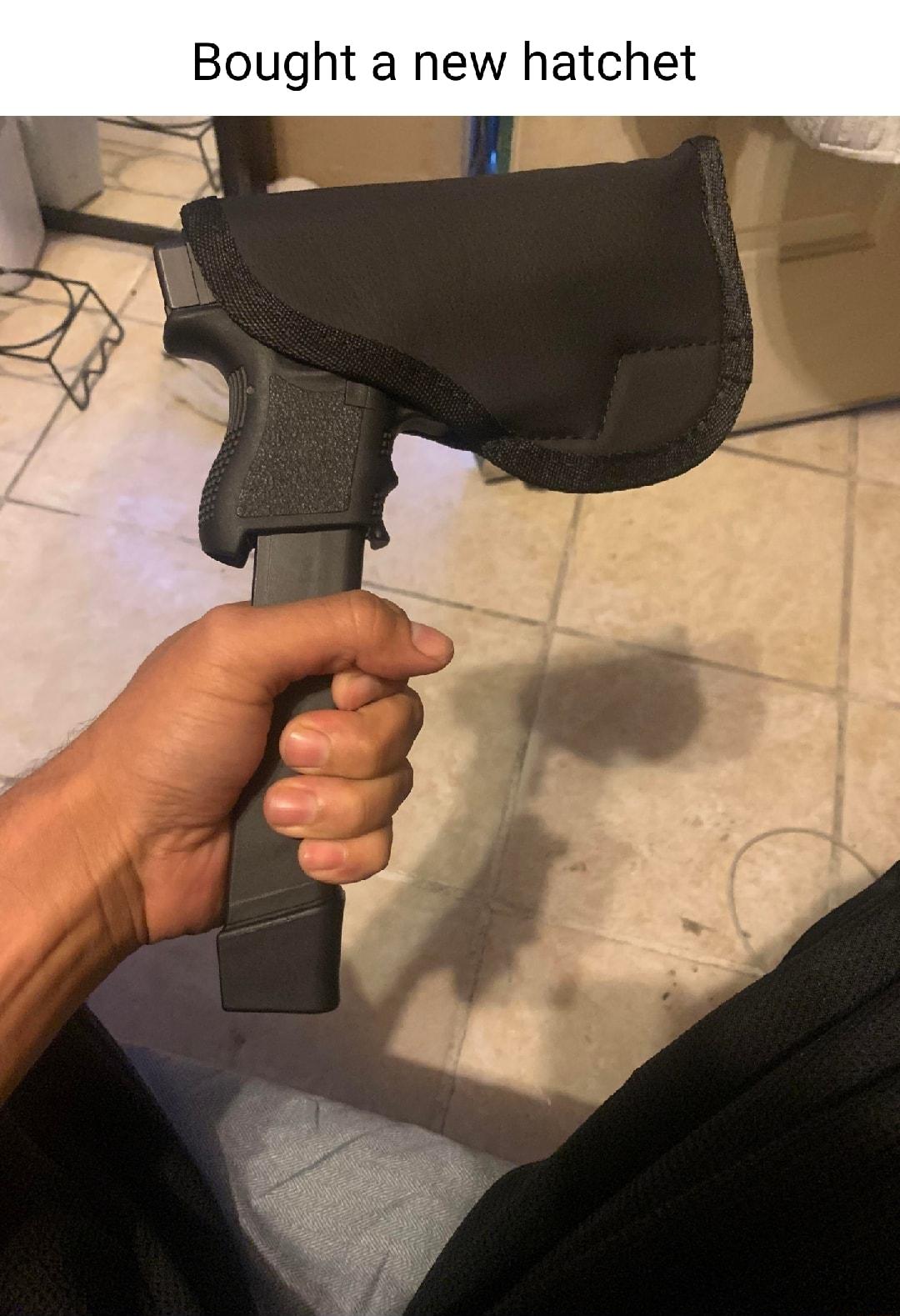 Bought a new hatchet