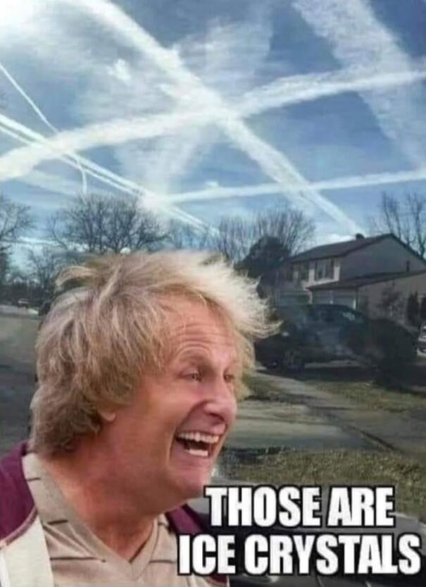 THOSE ARE ICE CRYSTALS