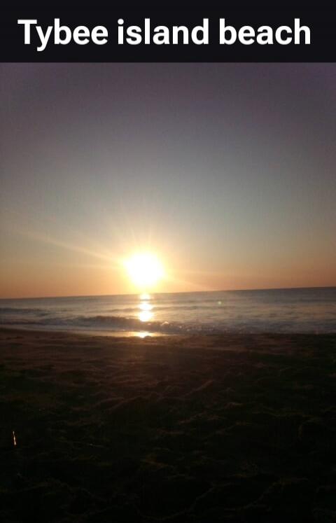 Tybee island beach
