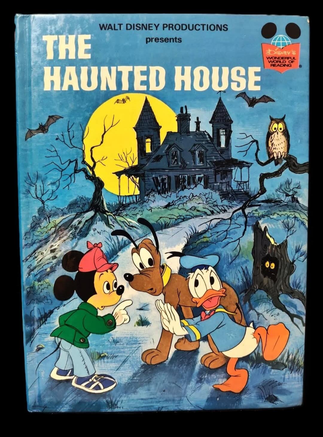 WALT DISNEY PRODUCTIONS presents THE HAUNTED HOUSE. DISNEY'S WONDERFUL WORLD OF READING.