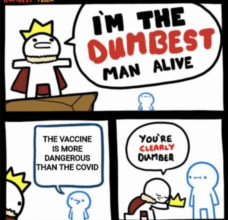 THE VACCINE IS MORE DANGEROUS THAN THE COVID