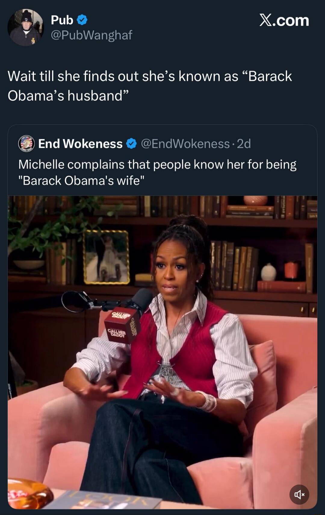 Wait till she finds out she’s known as 