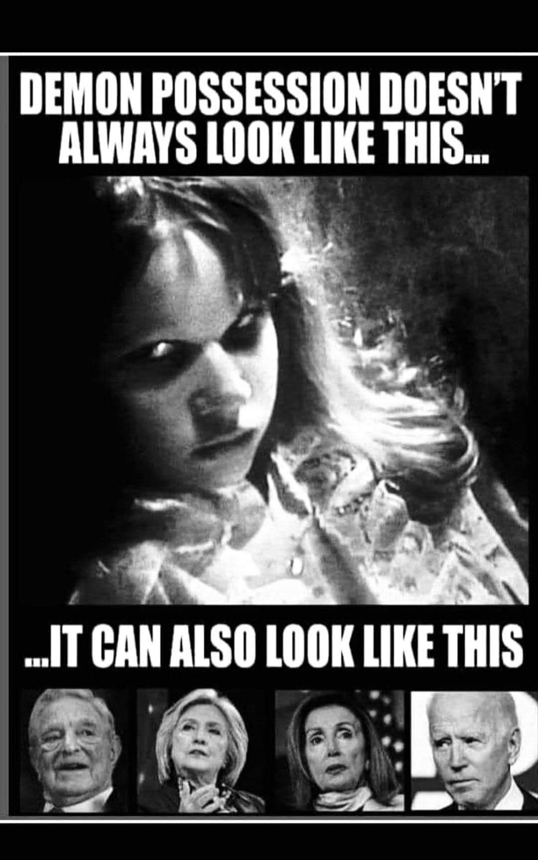 DEMON POSSESSION DOESN'T ALWAYS LOOK LIKE THIS... ...IT CAN ALSO LOOK LIKE THIS